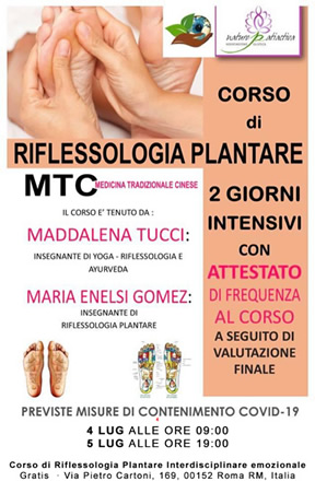 corsoriflessologia plantare